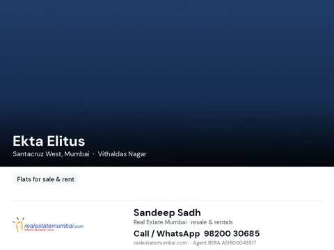 5 BHK Ekta Elitus in Santacruz West
