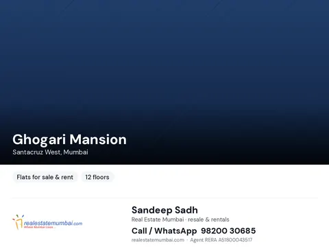 3 BHK Ghogari Mansion in Santacruz West