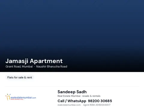 1 BHK Jamasji Apartment in Grant Road