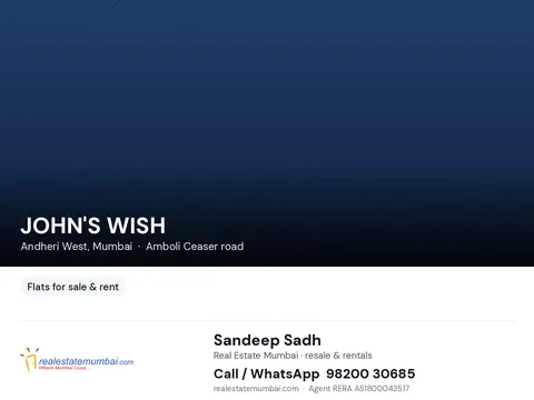 2 BHK JOHN'S WISH in Andheri West