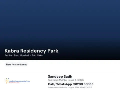 Office Kabra Residency Park in Andheri East