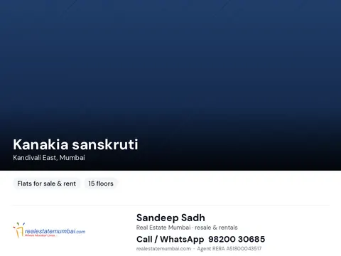 2 BHK Kanakia sanskruti