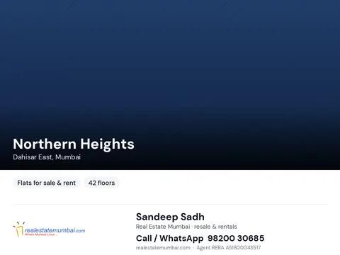 2 BHK Northern Heights in Dahisar East