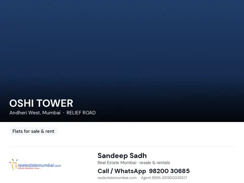 1 BHK OSHI TOWER