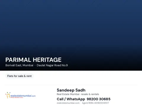3 BHK PARIMAL HERITAGE in Borivali East