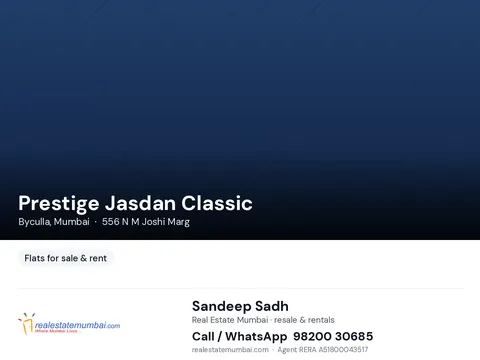 3 BHK Prestige Jasdan Classic in Byculla