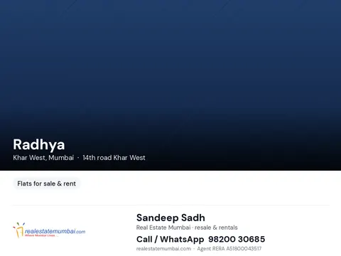 2 BHK Radhya in Khar West