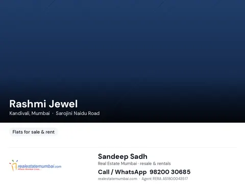 2 BHK Rashmi Jewel in Kandivali