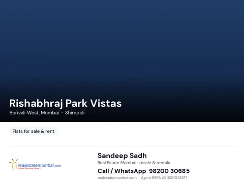 2 BHK Rishabhraj Park Vistas in Borivali West