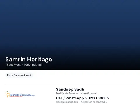 3 BHK Samrin Heritage in Thane West, photo 1
