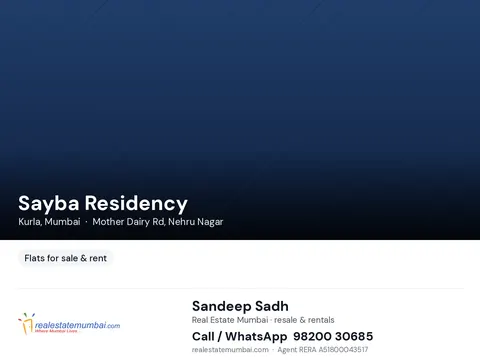 1 BHK Sayba Residency in Kurla