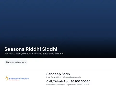 Office Seasons Riddhi Siddhi in Santacruz West