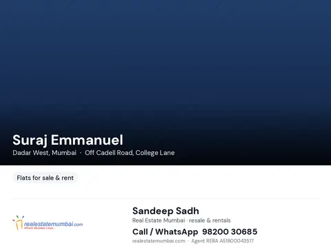1 BHK Suraj Emmanuel in Dadar West