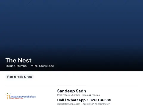 1 BHK The Nest in Mulund