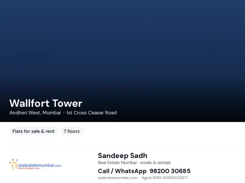 2 BHK Wallfort Tower in Andheri West