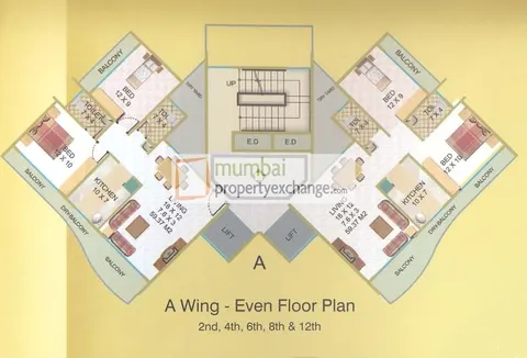 2 BHK Elite Heights in Kharghar, photo 3