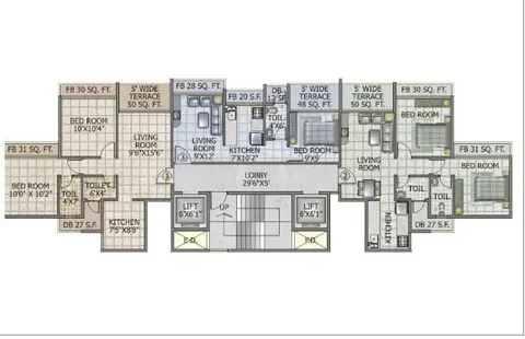 2 BHK Swaraj Planet in Koparkhairne, photo 4
