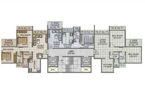 2 BHK Swaraj Planet in Koparkhairne, photo 5