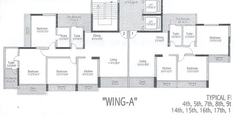 3 BHK Kesar Ashish in Kandivali West, photo 3