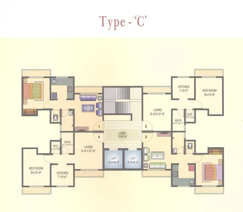 2 BHK Vihang Hills in Thane West, photo 3
