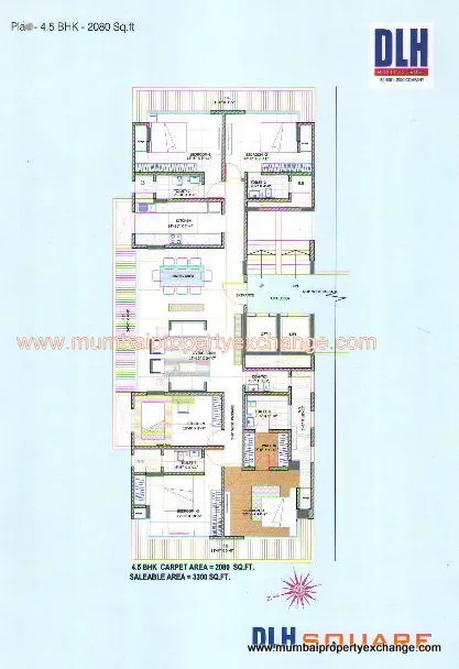 4 BHK DLH Square in Juhu, photo 2