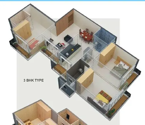 2 BHK New Gagangiri in Borivali West, photo 4