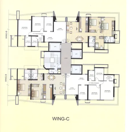 2 BHK Kalpataru Gardens in Kandivali East, photo 3