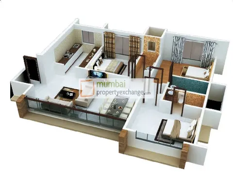 2 BHK Sanghvi Solitaire in Borivali East, photo 3