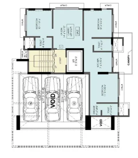 4 BHK Kakad Imperial in Bandra West, photo 3