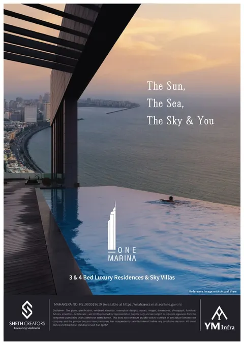 2 BHK One Marina in Marine Lines, photo 2