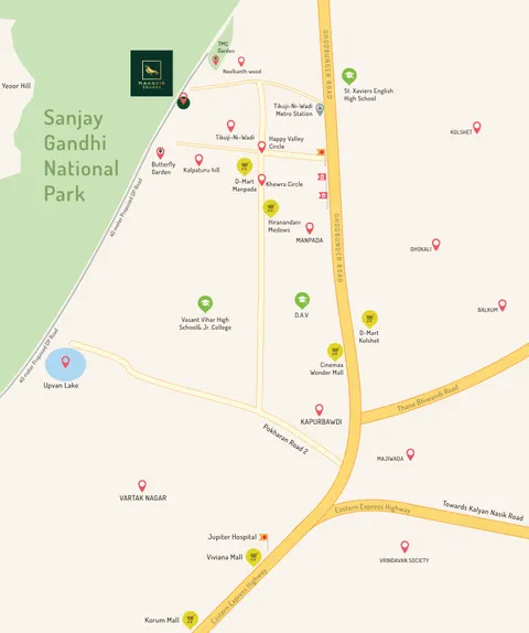 3 BHK Mahavir Square in Thane West, photo 3
