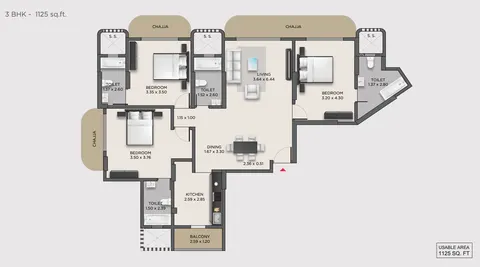 2.5 BHK Ivy Marvel in Vile Parle East, photo 2