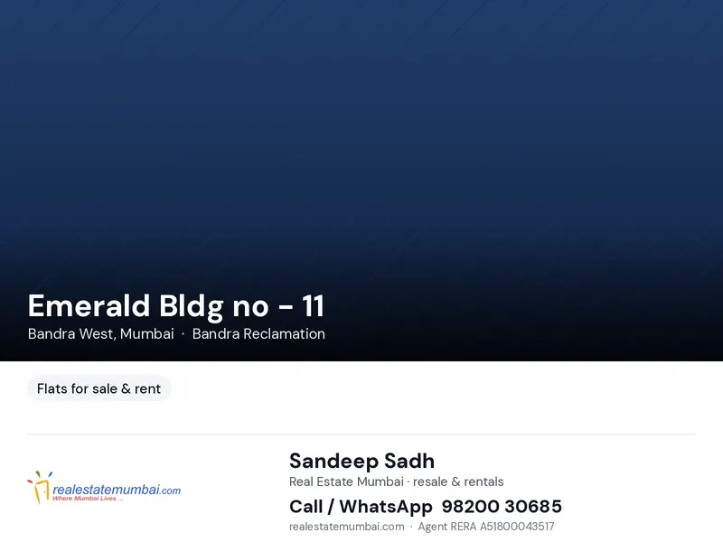 Emerald Bldg no - 11 — Bandra West (1)