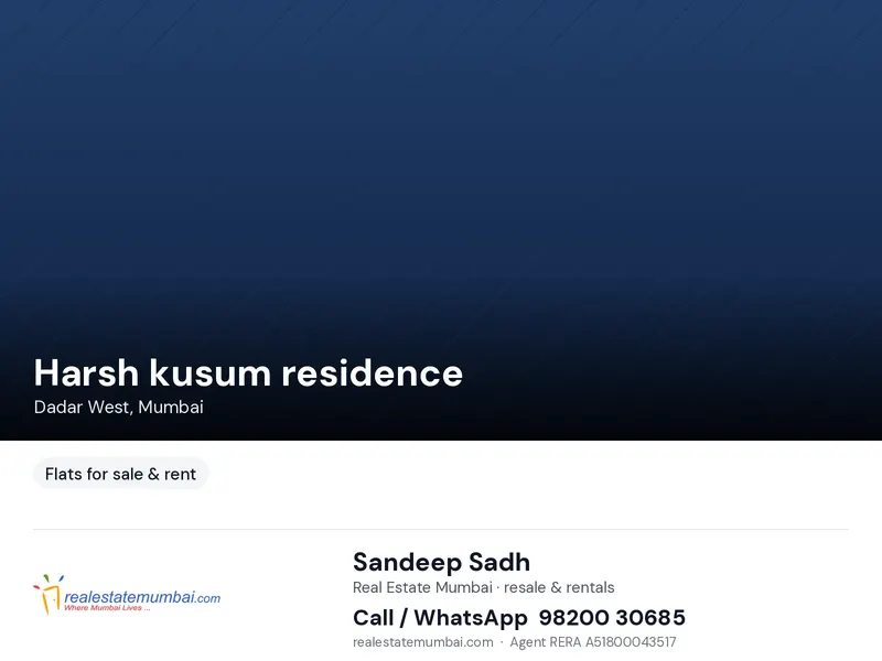 Harsh kusum residence — Dadar West (1)