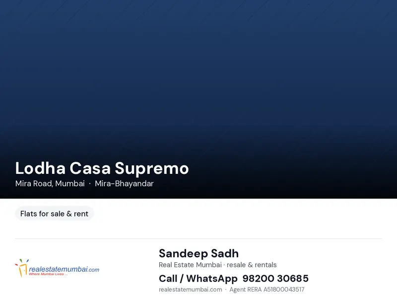 Lodha Casa Supremo — Mira Road (1)