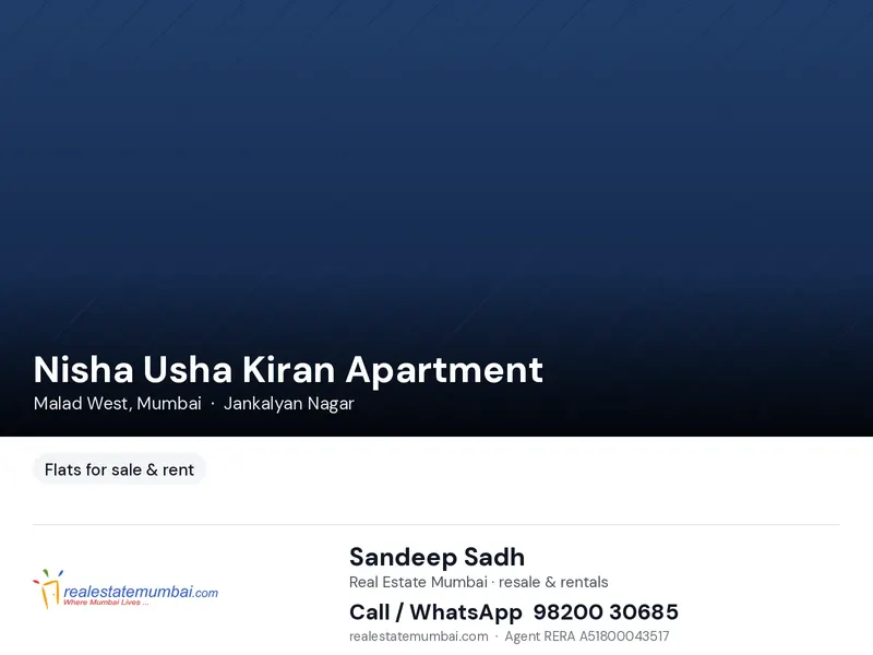 Nisha Usha Kiran Apartment — Malad West (1)