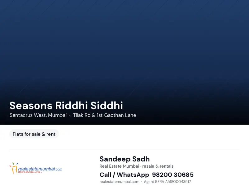 Seasons Riddhi Siddhi — Santacruz West (1)