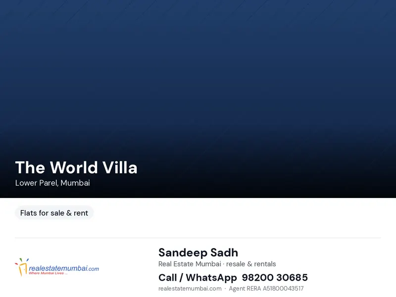 The World Villa — Lower Parel (1)